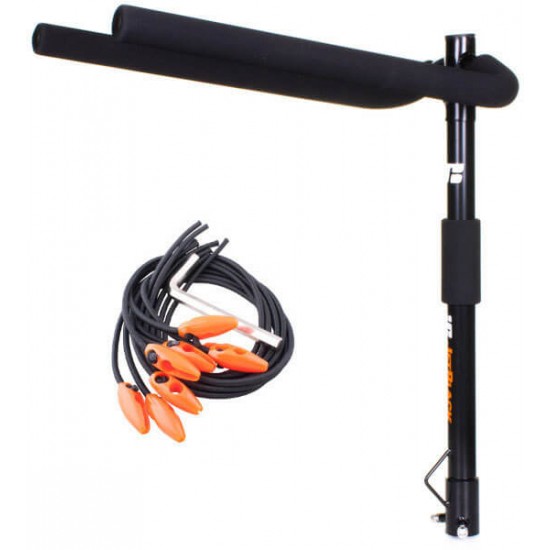 Jet black sales bike rack